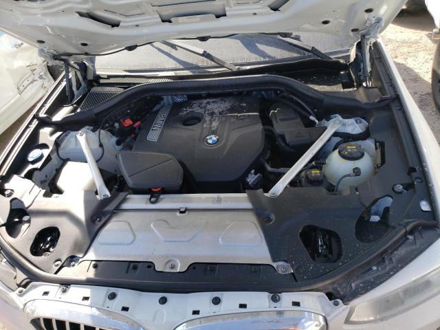 5UXTR7C5XKLF35455 - 2019 BMW X3 SDRIVE3 WHITE photo 7