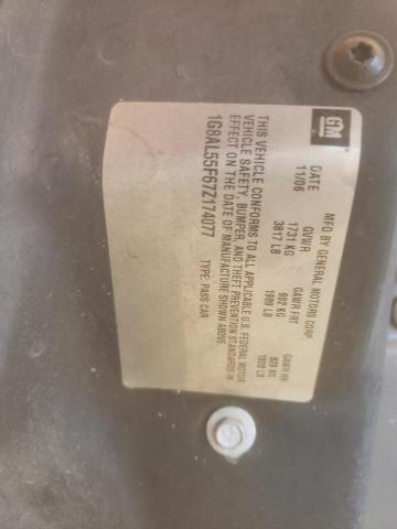 1G8AL55F67Z174077 - 2007 SATURN ION LEVEL SILVER photo 10