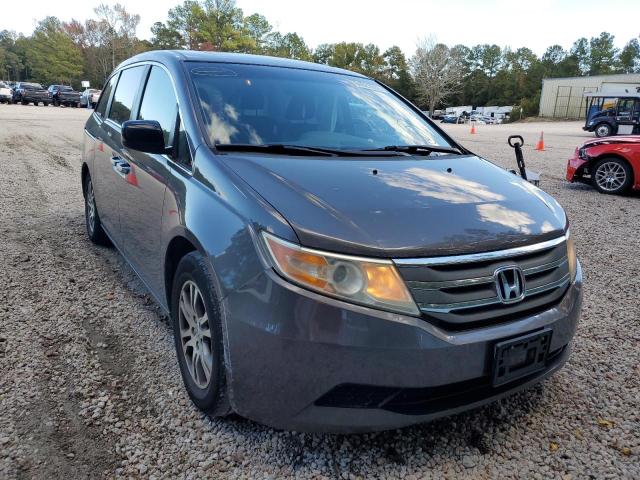 5FNRL5H61CB071301 - 2012 HONDA ODYSSEY EX GRAY photo 1