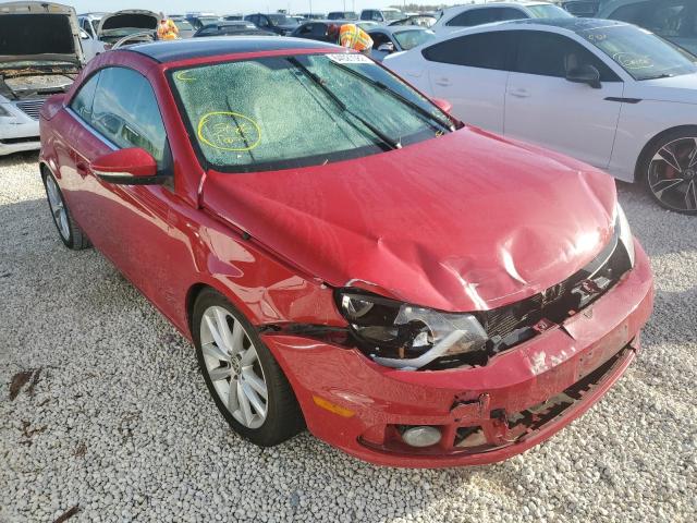 WVWBW7AH9CV015558 - 2012 VOLKSWAGEN EOS KOMFOR წითელი ფოტო 1
