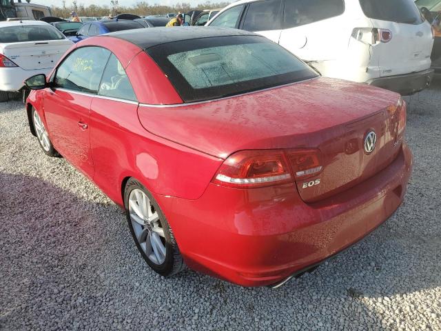 WVWBW7AH9CV015558 - 2012 VOLKSWAGEN EOS KOMFOR წითელი ფოტო 3