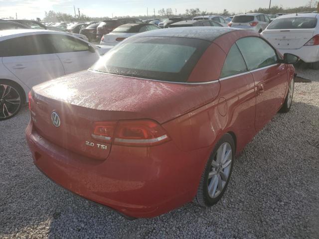 WVWBW7AH9CV015558 - 2012 VOLKSWAGEN EOS KOMFOR წითელი ფოტო 4