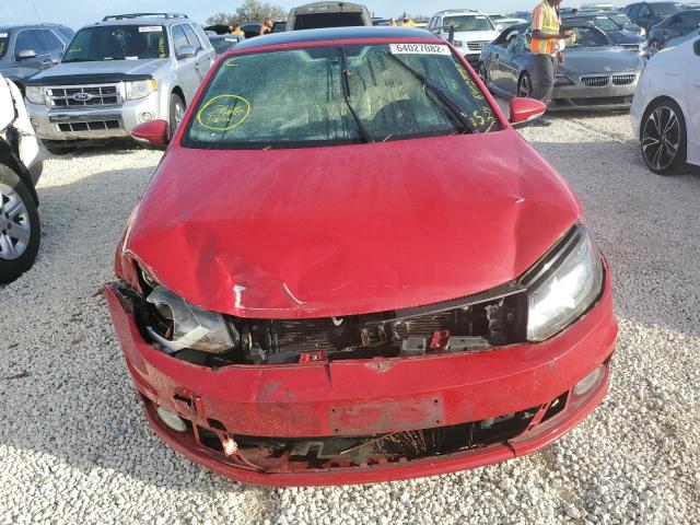 WVWBW7AH9CV015558 - 2012 VOLKSWAGEN EOS KOMFOR წითელი ფოტო 9