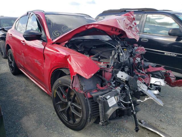ZASPAKBNXM7D11035 - 2021 ALFA ROMEO STELVIO TI RED photo 1