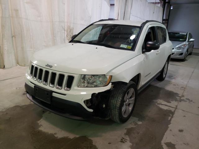 1J4NF1FB5BD191469 - 2011 JEEP COMPASS SP WHITE photo 2