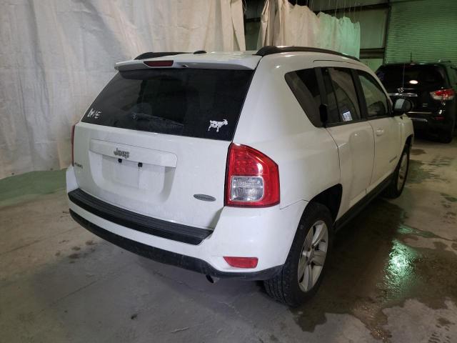 1J4NF1FB5BD191469 - 2011 JEEP COMPASS SP WHITE photo 4