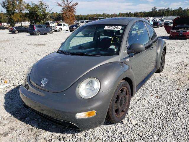 3VWCK21C61M432891 - 2001 VOLKSWAGEN NEW BEETLE 灰色 照片 2