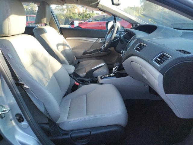 2HGFB2F96FH532395 - 2015 HONDA CIVIC EXL ვერცხლისფერი ფოტო 5