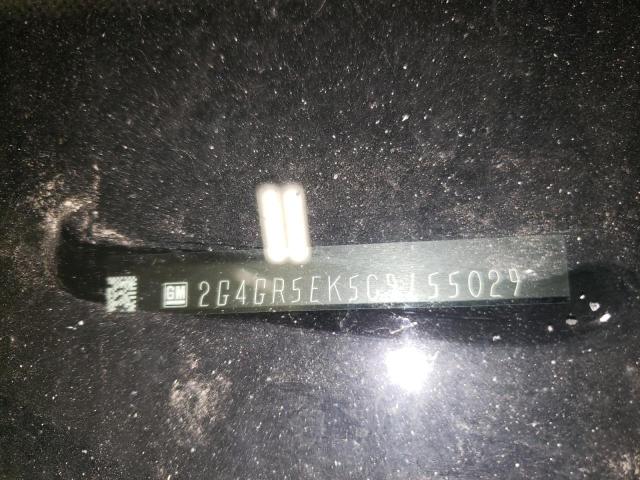 2G4GR5EK5C9155029 - 2012 BUICK REGAL WHITE photo 10