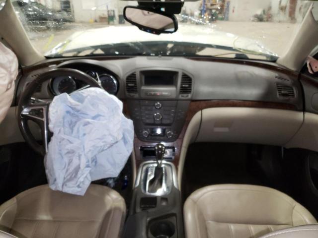 2G4GR5EK5C9155029 - 2012 BUICK REGAL WHITE photo 9