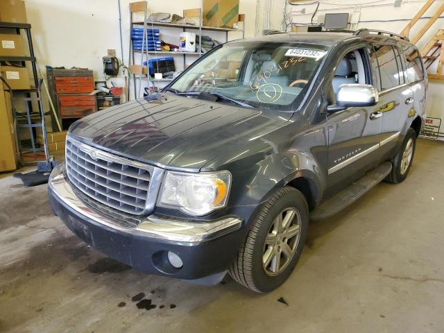 1A8HW58N78F107773 - 2008 CHRYSLER ASPEN LIMI GREEN photo 2