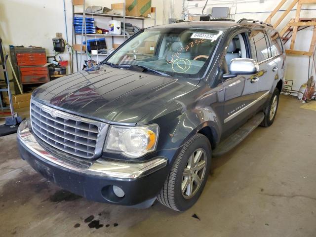 1A8HW58N78F107773 - 2008 CHRYSLER ASPEN LIMI GREEN photo 9