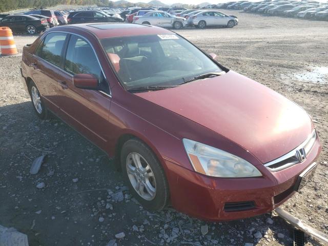 1HGCM664X7A004190 - 2007 HONDA ACCORD SE RED photo 1