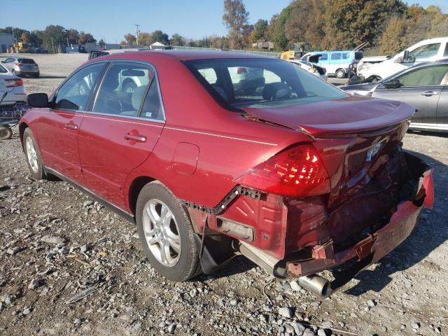 1HGCM664X7A004190 - 2007 HONDA ACCORD SE RED photo 3