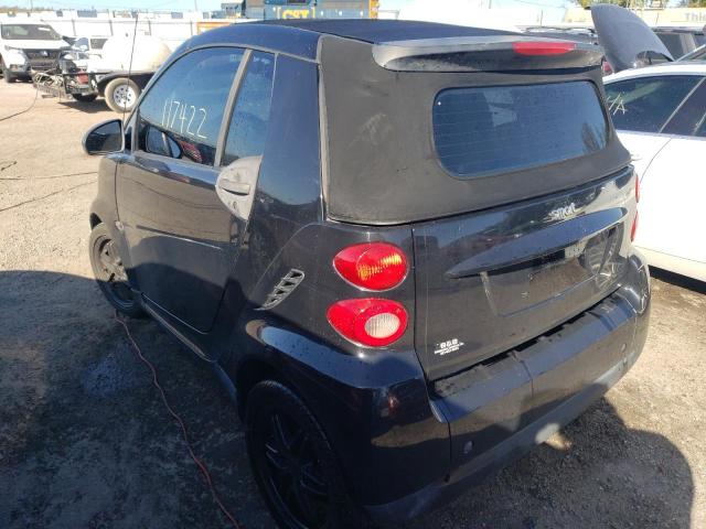 WMEEK31X28K196747 - 2008 SMART FORTWO PAS 黑色 照片 2