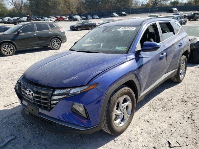 5NMJBCAE5NH153121 - 2022 HYUNDAI TUCSON SEL BLUE photo 2