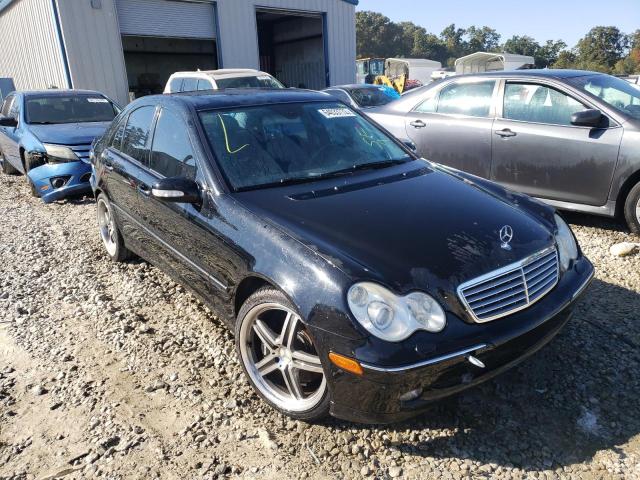 WDBRF40J14A607142 - 2004 MERCEDES-BENZ C 230K SPO BLACK photo 1