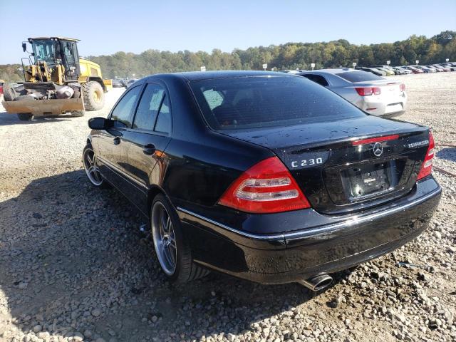 WDBRF40J14A607142 - 2004 MERCEDES-BENZ C 230K SPO BLACK photo 3