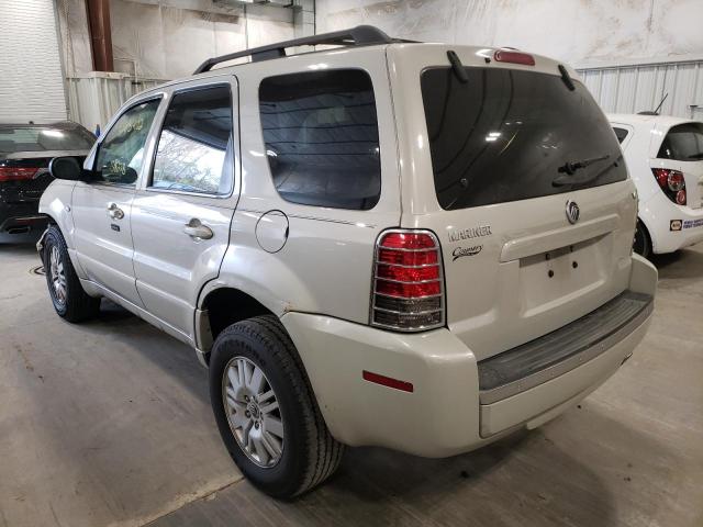 4M2CU81117KJ08952 - 2007 MERCURY MARINER LU BEIGE photo 3