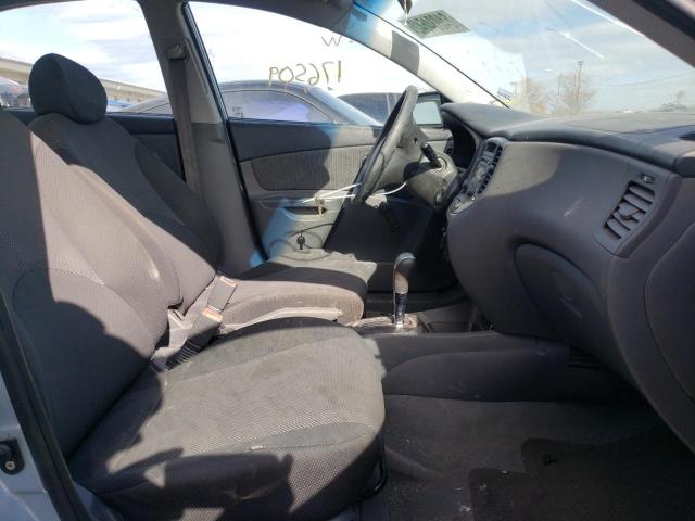 KNADE123086303611 - 2008 KIA RIO SILVER photo 5