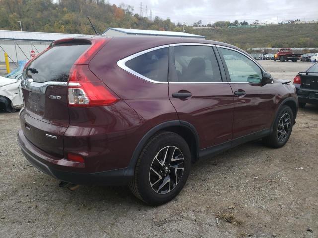 2HKRM4H4XGH606980 - 2016 HONDA CR-V SE MAROON photo 4