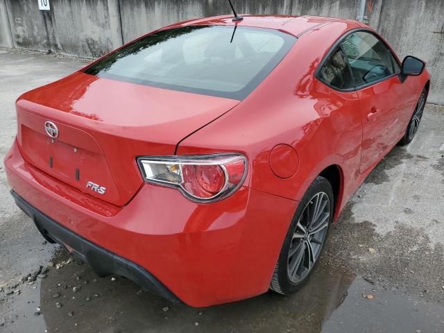 JF1ZNAA11D1711685 - 2013 TOYOTA SCION FR-S RED photo 4