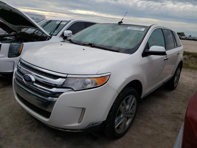 2FMDK3JC0BBB43727 - 2011 FORD EDGE SEL WHITE photo 2