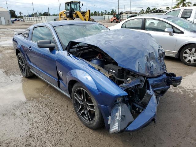 1ZVHT80N795142248 - 2009 FORD MUSTANG BLUE photo 1