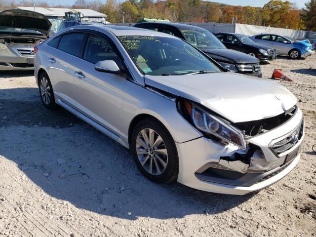 5NPE34AF6HH560580 - 2017 HYUNDAI SONATA SPO SILVER photo 1