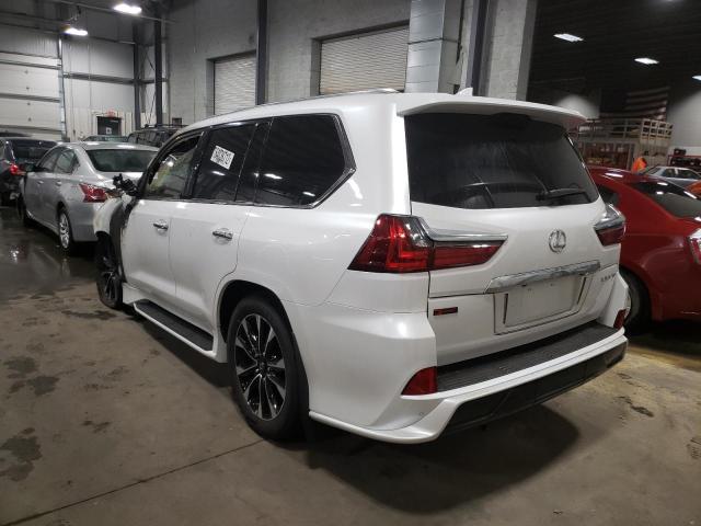 JTJDY7AX1M4347542 - 2021 LEXUS LX 570 WHITE photo 3