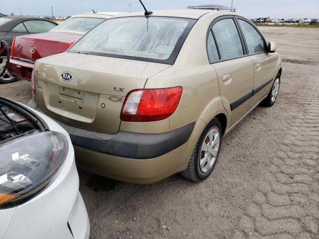 KNADE223596458193 - 2009 KIA RIO BASE TAN photo 4