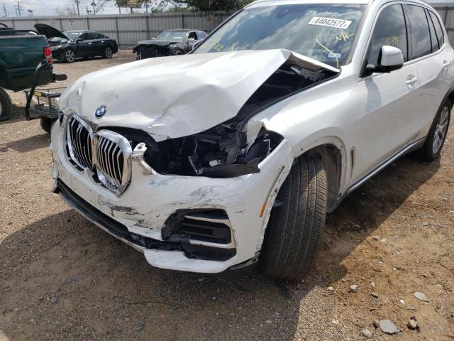 5UXCR4C05M9H03523 - 2021 BMW X5 SDRIVE WHITE photo 9