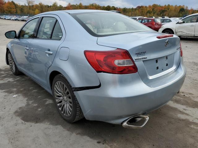 JS2RF9A3XB6110126 - 2011 SUZUKI KIZASHI SE BLUE photo 3