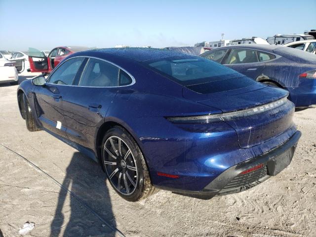 WP0AB2Y11MSA41001 - 2021 PORSCHE TAYCAN 4S BLUE photo 3