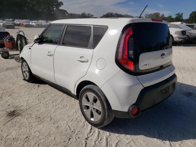 KNDJN2A29G7261582 - 2016 KIA SOUL WHITE photo 3