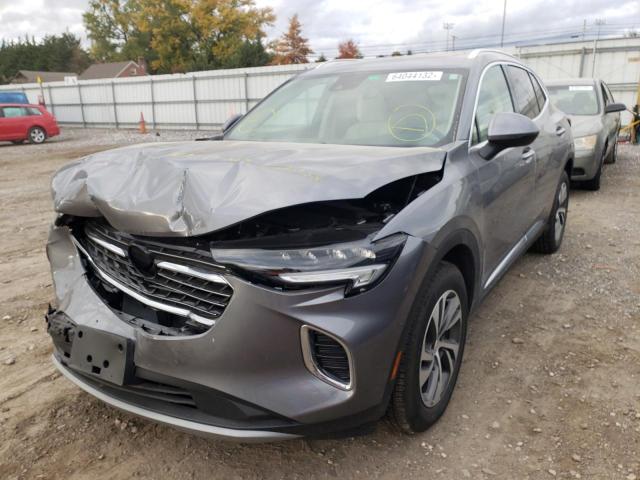 LRBFZNR42MD105199 - 2021 BUICK ENVISION E GRAY photo 2