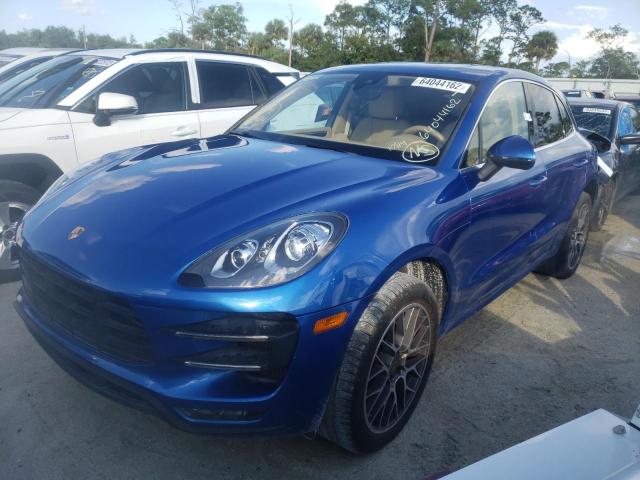 WP1AF2A55FLB98461 - 2015 PORSCHE MACAN TURB BLUE photo 2