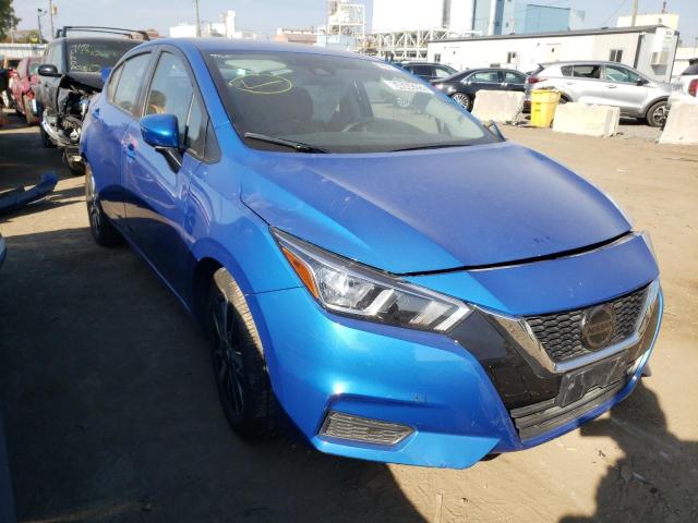 3N1CN8EVXML862364 - 2021 NISSAN VERSA SV BLUE photo 4