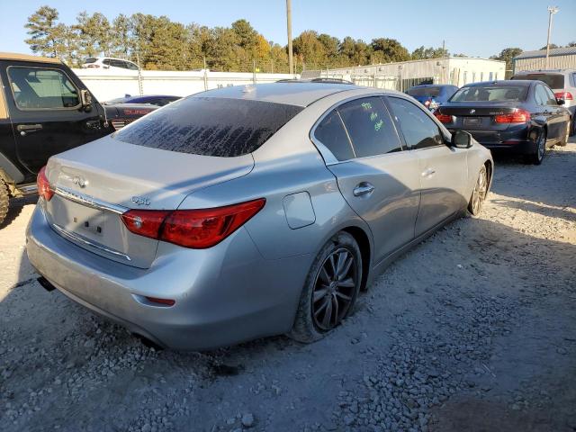 JN1EV7AP6HM731678 - 2017 INFINITI Q50 PREMIU SILVER photo 4