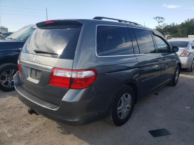 5FNRL38407B418822 - 2007 HONDA ODYSSEY EX GRAY photo 4