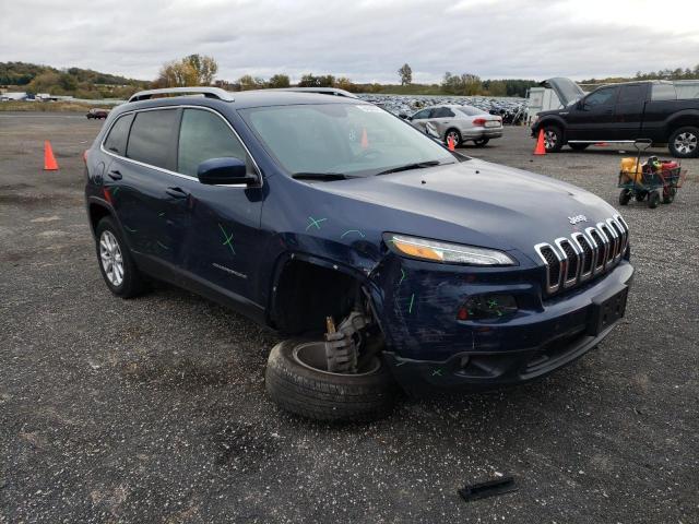 1C4PJMLX2JD547924 - 2018 JEEP CHEROKEE L BLUE photo 1