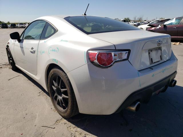 JF1ZNAA16D1713299 - 2013 TOYOTA SCION FR-S WHITE photo 3