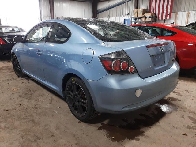 JTKDE167X80255126 - 2008 TOYOTA SCION TC 青色 照片 3