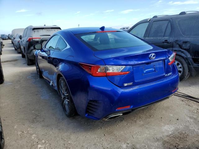 JTHHA5BC5H5005681 - 2017 LEXUS RC 200T BLUE photo 3