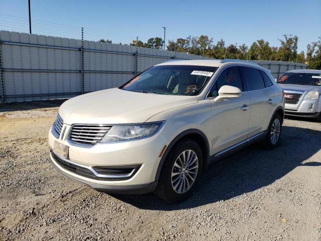 2LMTJ6KP9GBL22071 - 2016 LINCOLN MKX SELECT BEIGE photo 2