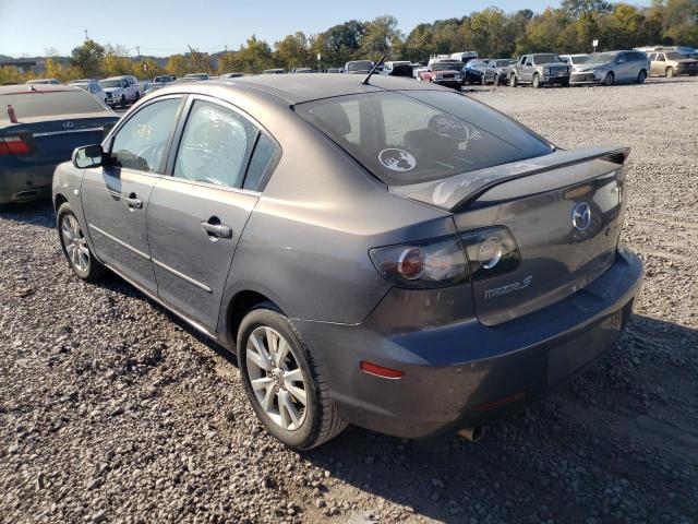 JM1BK32F871714744 - 2007 MAZDA 3 I GRAY photo 3