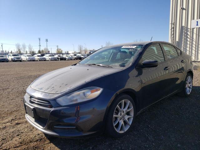 1C3CDFBH0DD307128 - 2013 DODGE DART BLACK photo 2