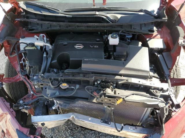 5N1AZ2CJXNC112767 - 2022 NISSAN MURANO SL MAROON photo 7