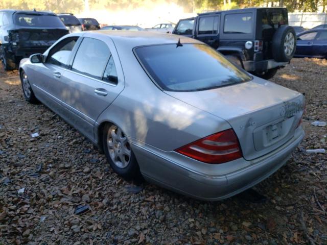 WDBNG70J62A264452 - 2002 MERCEDES-BENZ S 430 SILVER photo 3