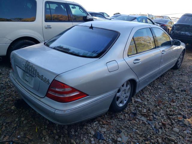 WDBNG70J62A264452 - 2002 MERCEDES-BENZ S 430 SILVER photo 4